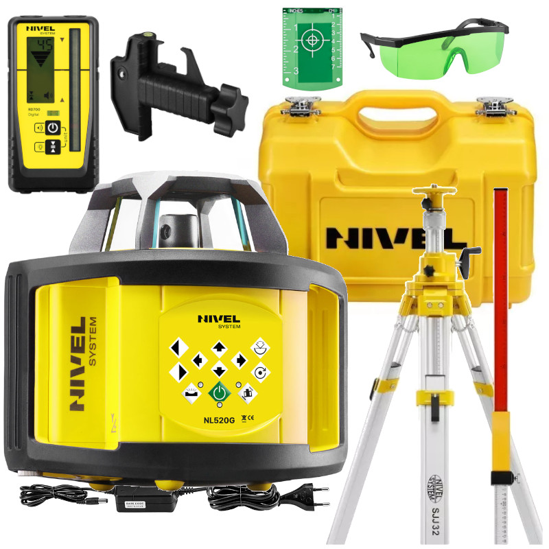 Nivel NL520G  DIGITAL Niwelator laserowy Zestaw